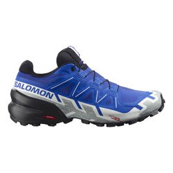 Salomon Speedcross 6 GTX Trail Running Shoe Men's in Nautical Blue and Black and White
